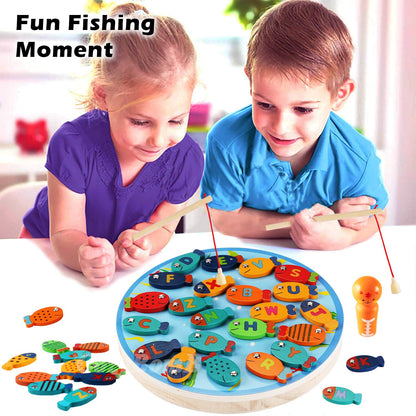 Wooden Magnetic Fishing Game | CozyBomB™