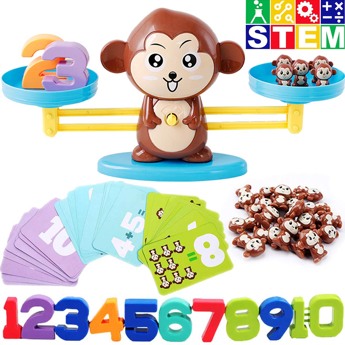 Monkey Balance Math Games | CozyBomB™