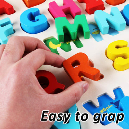 Wooden Alphabet Puzzle | CozyBomB™